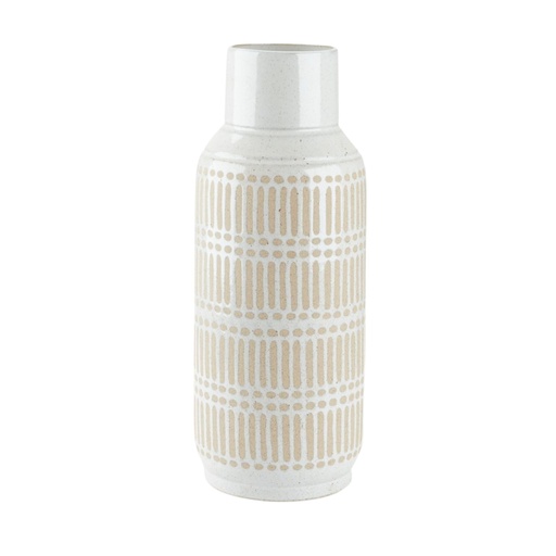 [EV0902-001014] Beige Vase Ø18cm x 47cm